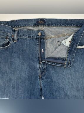 Polo Ralph Lauren The Hampton Relaxed Straight Jeans Blue Denim Men Size 42x30